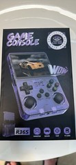 R36S Handheld Game Console Purple 3.5in IPS 64GB 640×480 Wi-Fi Bluetooth