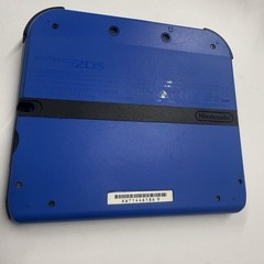 3ds – Nintendo 2DS Console – Electric Blue & Black Tested Missing Rubber #2943