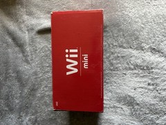 Wii Mini Console Red With Original Mario Kart Box