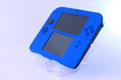 Nintendo 2DS Clear Blue [Rank:S] W/USB Cable