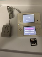 Nintendo DSi Handheld Game Console TWL-001 White System TESTED