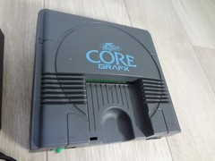 PCE NEC PC engine pcengine CORE GRAFX Console and controller set Tested Work 1