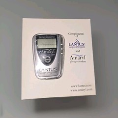 VINTAGE AMARYL LANTUS TALKING PEDOMETER ANNOUNCES STEPS AND DISTANCE