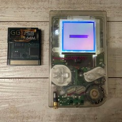 Game Boy Clear Case + GB USB 64MB Smart Card – Used