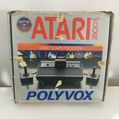 ATARI 2600 POLYVOX BRAZIL CONSOLE CIB + 8 AUTHENTIC GAMES MATCHING SERIAL NUMBER