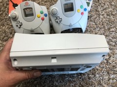 Sega Dreamcast Console System HKT-3020 With 2 Controllers & Memory Card TESTED!