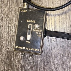 Atari Video Computer System CX2600A, MODERN TV Connect Coaxial ADAP Tested