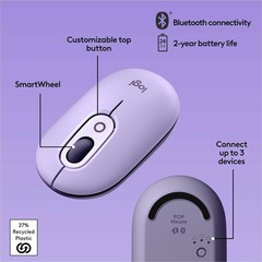 Logitech POP Cosmos Wireless Mouse Bluetooth SilentTouch Emoji