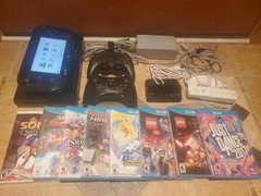 Nintendo Wii U WUP-101 (02) 32GB Black Console WUP-010 Tested *READ* See Photos