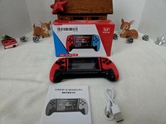 Red Retro FC 3.5 Screen Portablle 500 Games. Free Shipping. New In Box